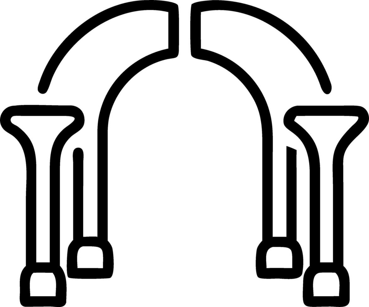 Graduation Ceremony Arches Set A vector