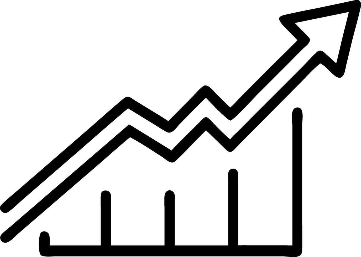 Glossy silver background with upward stock trend icon Set A vector