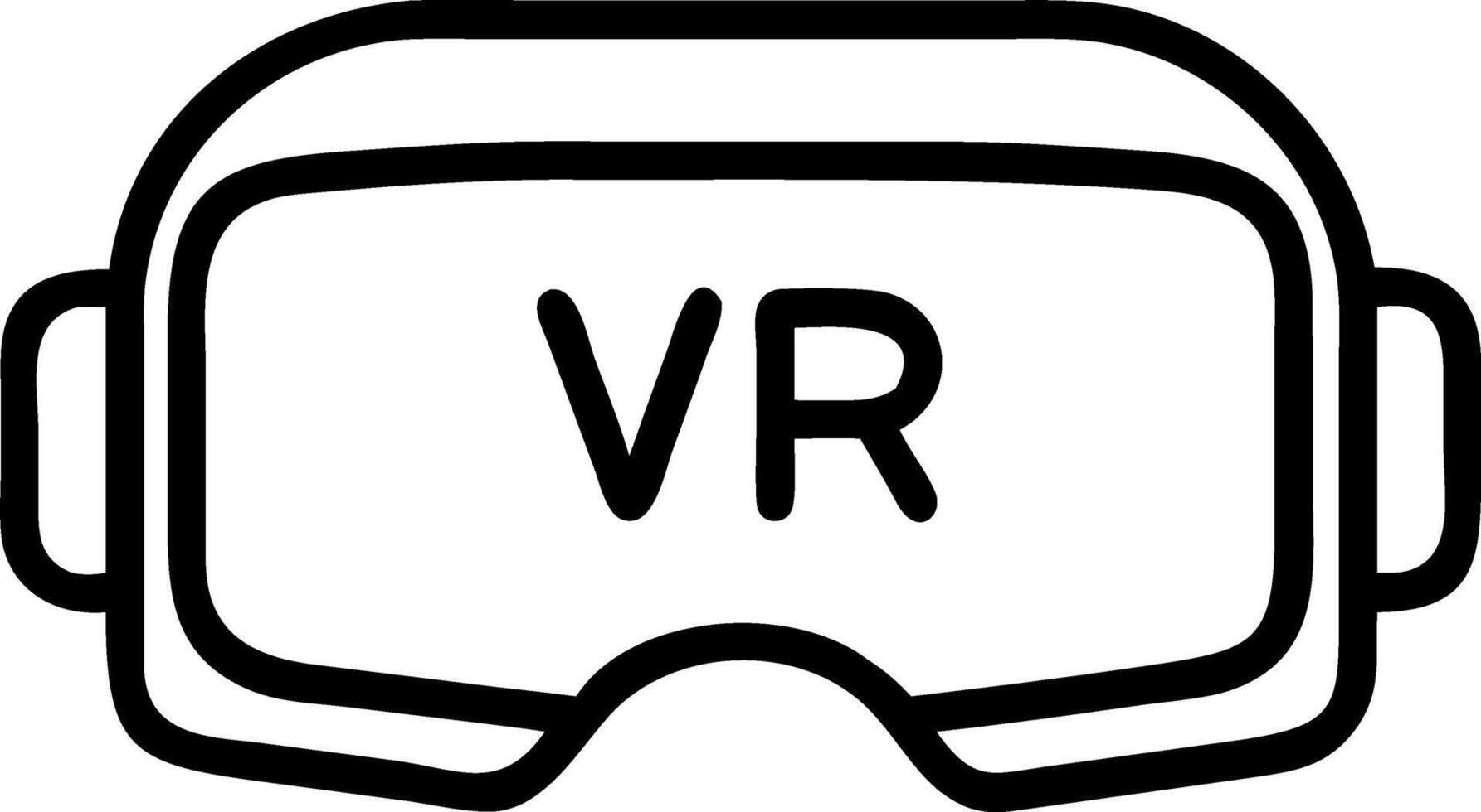 Glossy VR headset on clean background for healthcare training Set A vector
