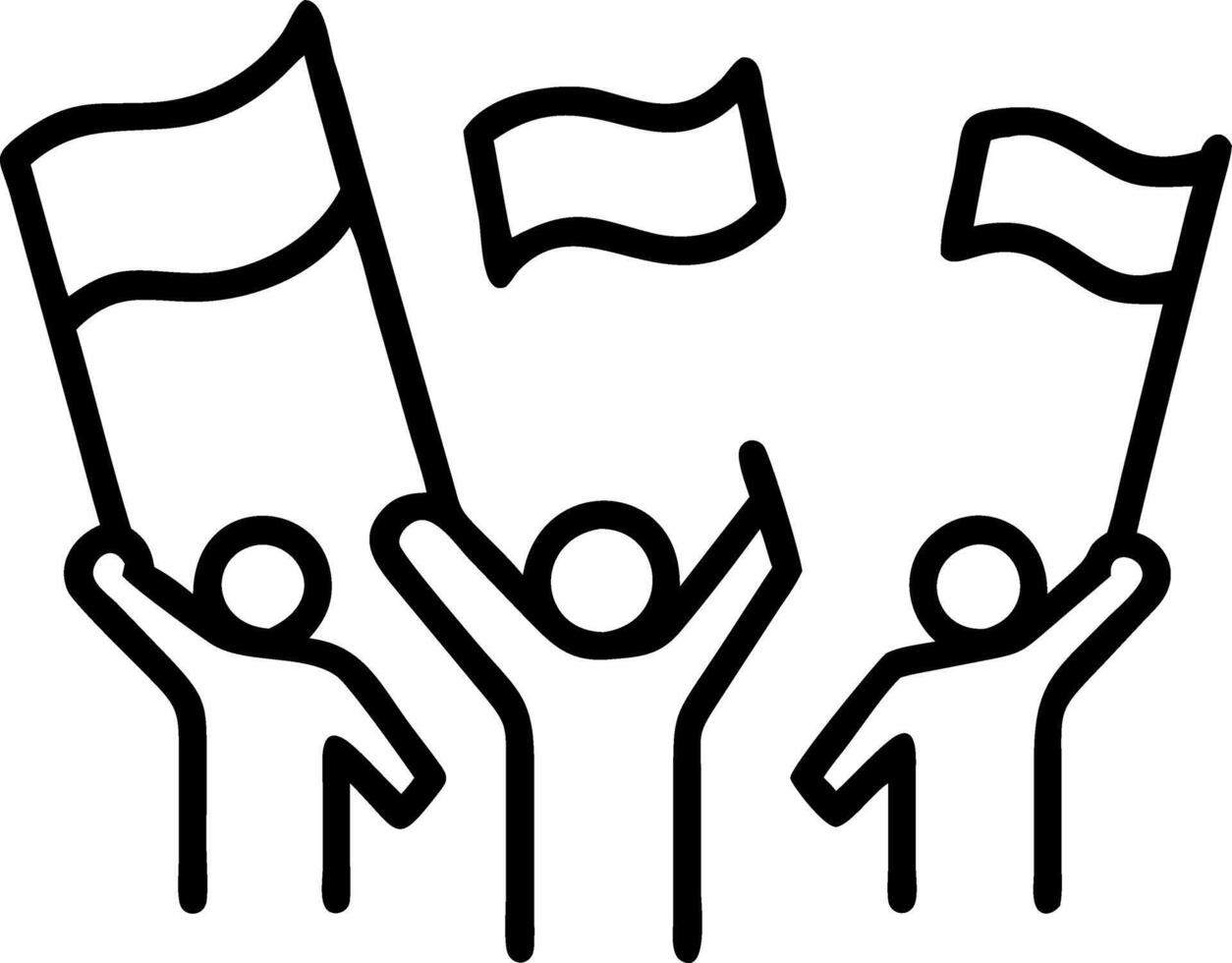 freedom and sovereignty and movement Set 3 vector