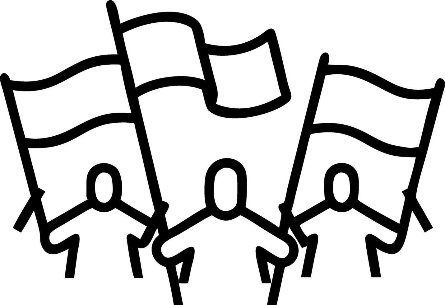 freedom and sovereignty and movement Set 4 vector
