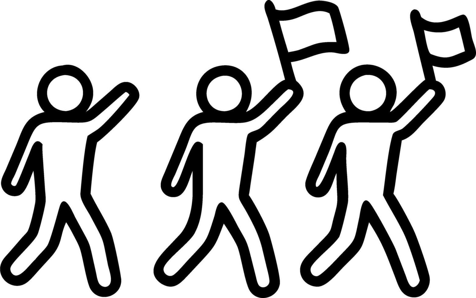 freedom and justice and movement Set 5 vector