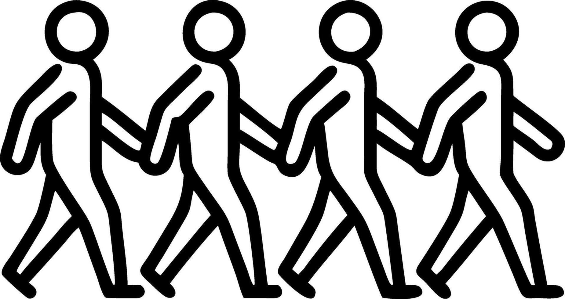 freedom and free will and movement Set 4 vector