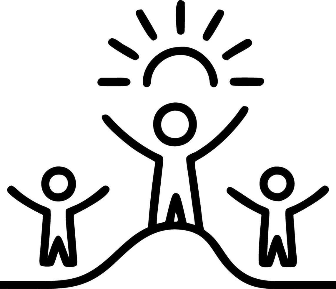 freedom and equality and opportunity Set 4 vector