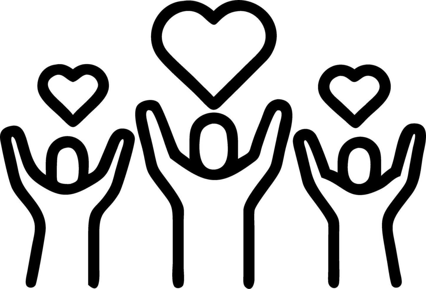 freedom and equality and dignity Set A2 vector