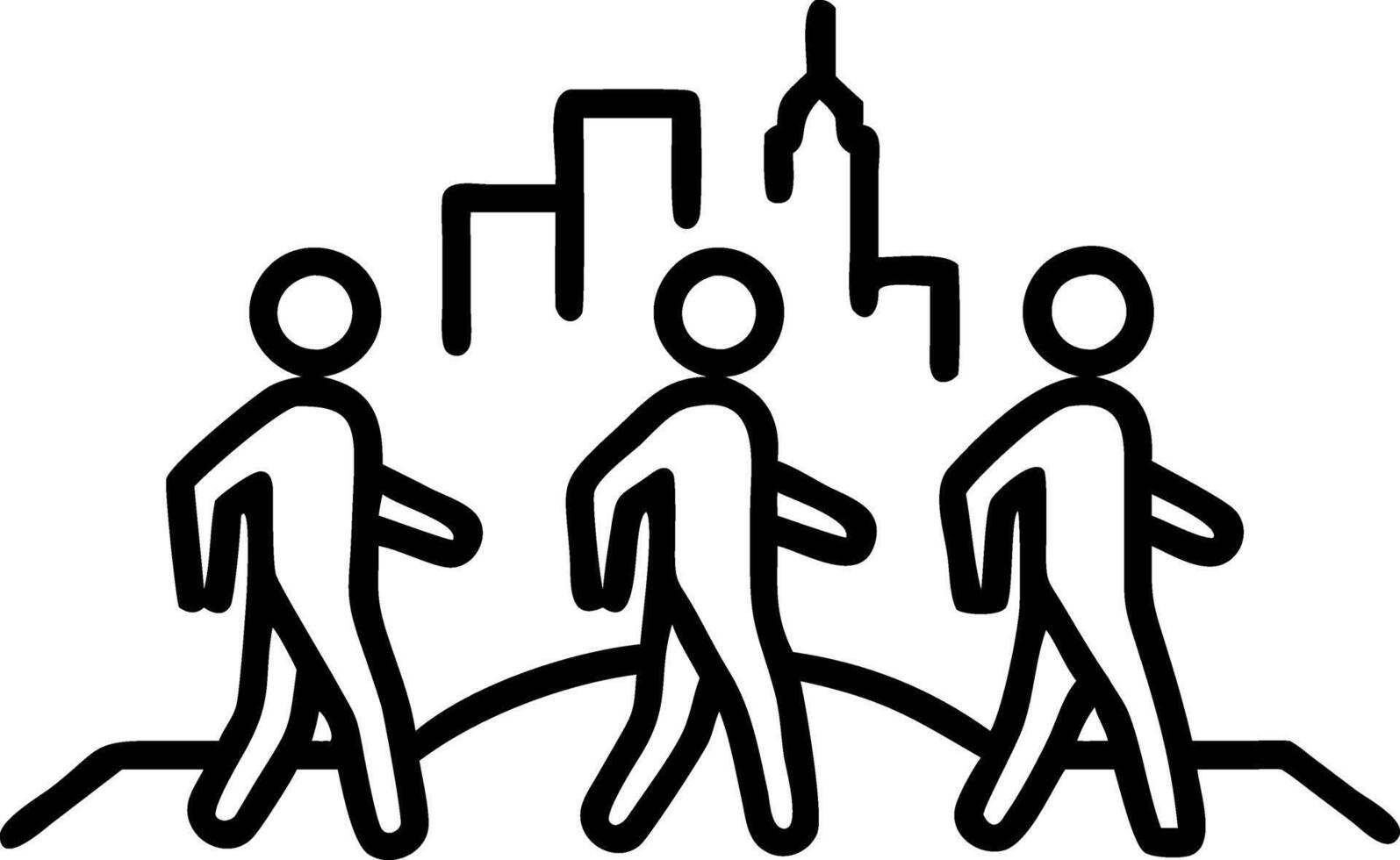 freedom and choice and movement Set 6 vector