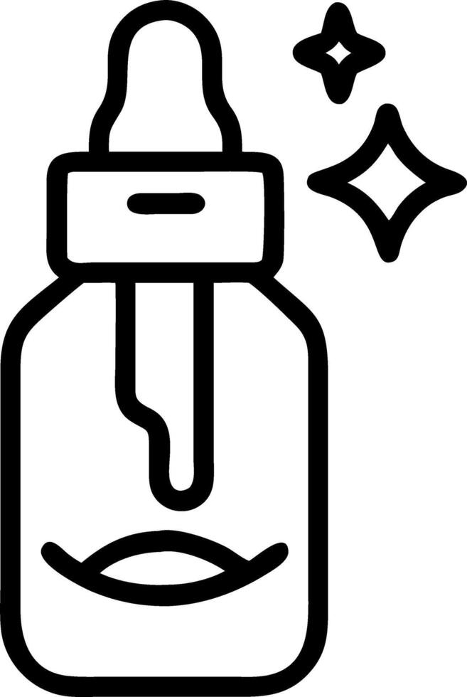 Floating face serum and dropper Set 3 vector