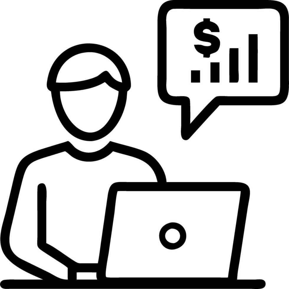 Financial analyst working on green portfolio strategy with eco friendly graphs on laptop Set A vector