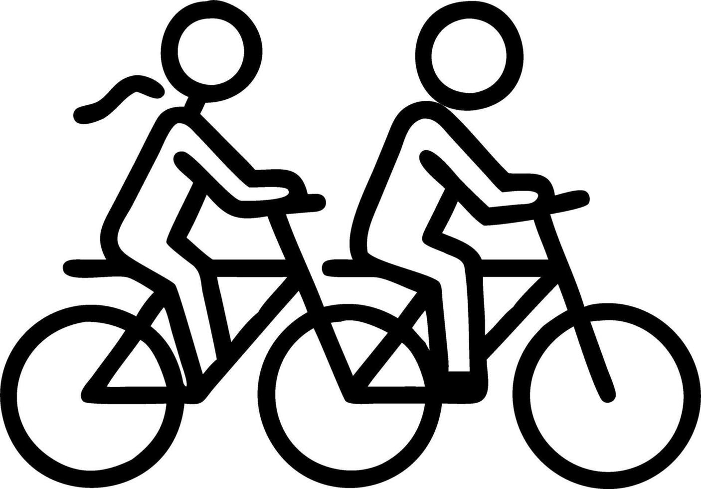 Family taking a bike ride together in the city capturing dynamic joy and active bonding macro close up with copy space on right vector