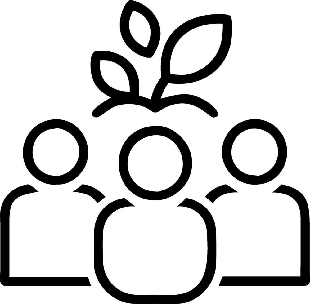 Family shopping at a local farmers market Set 2 vector