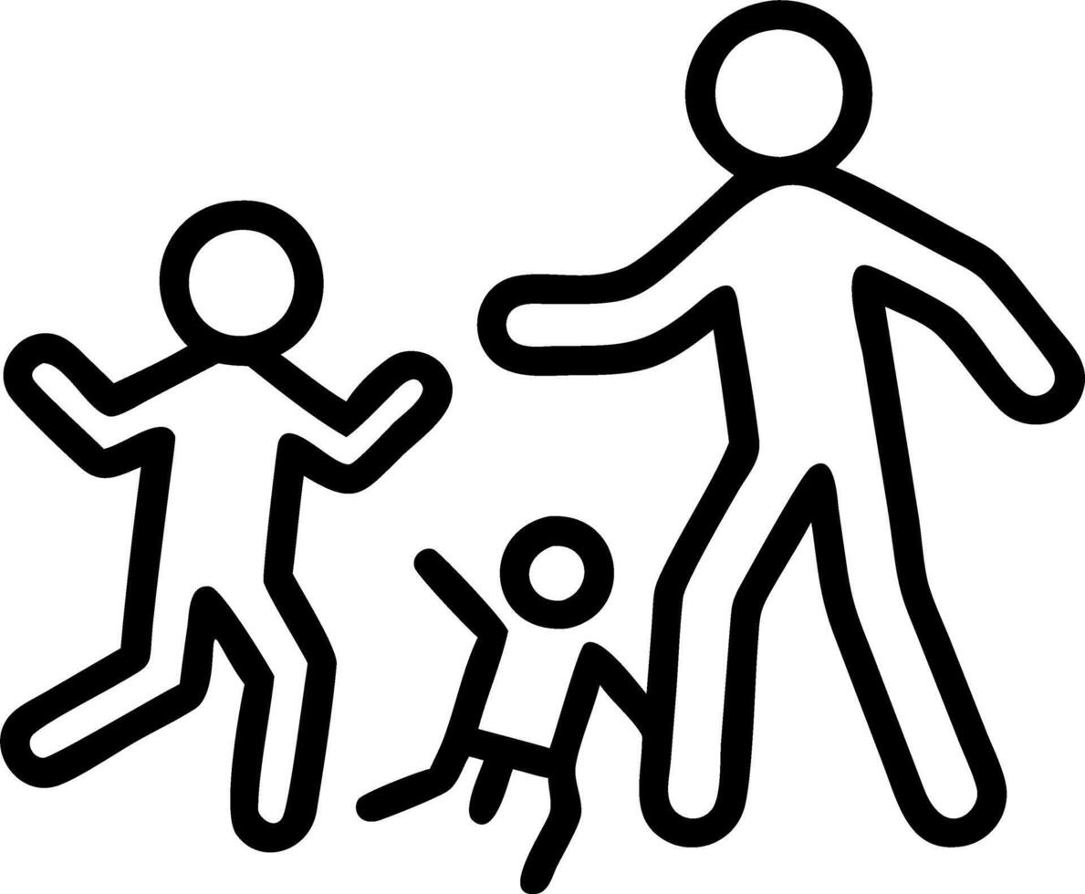 Family playing soccer on bokeh digital art background copy space below vector