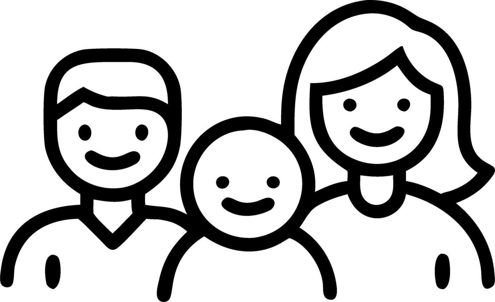 Family New Year portrait Set 4 vector