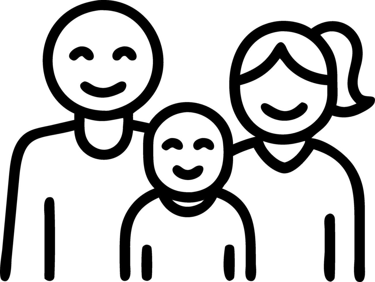 Family New Year portrait Set 3 vector