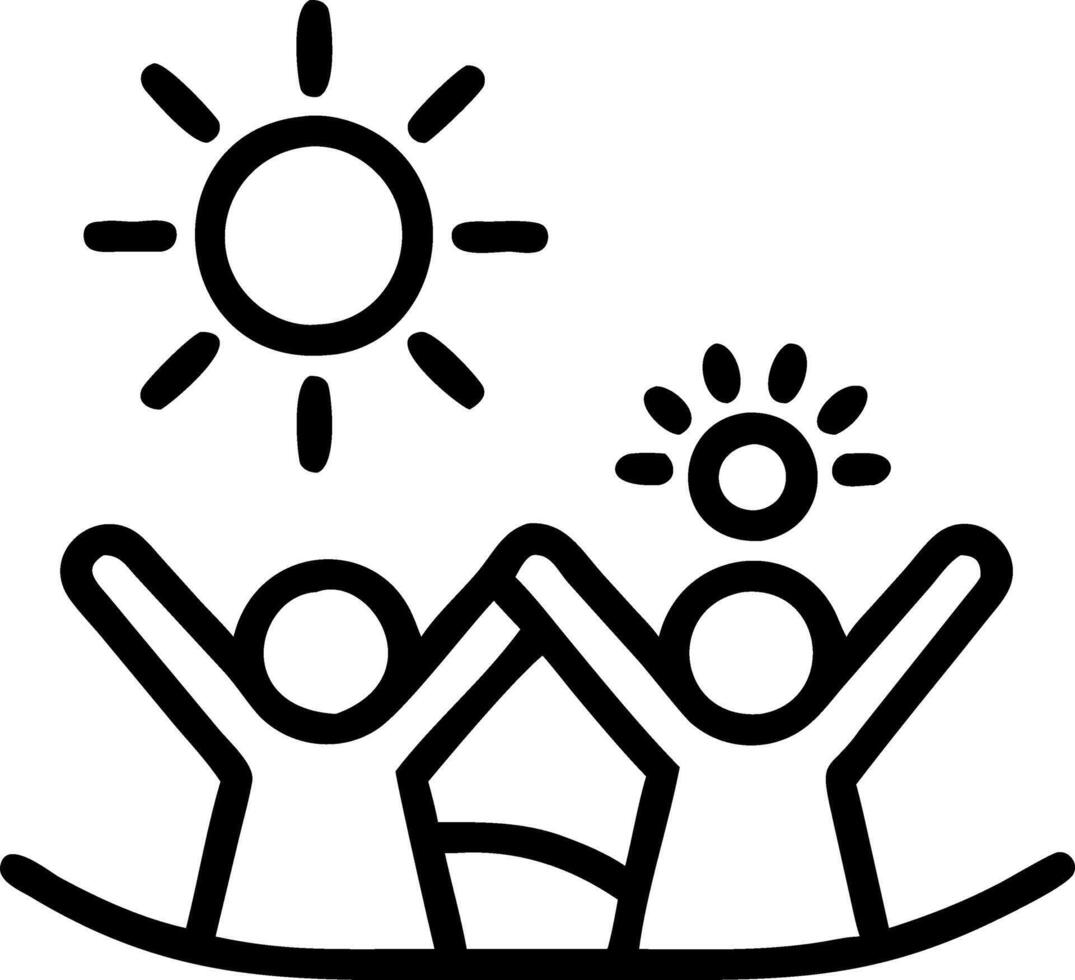Family enjoying a sunny day at the amusement park capturing bright joy and excitement close up with copy space on right Set 2 vector