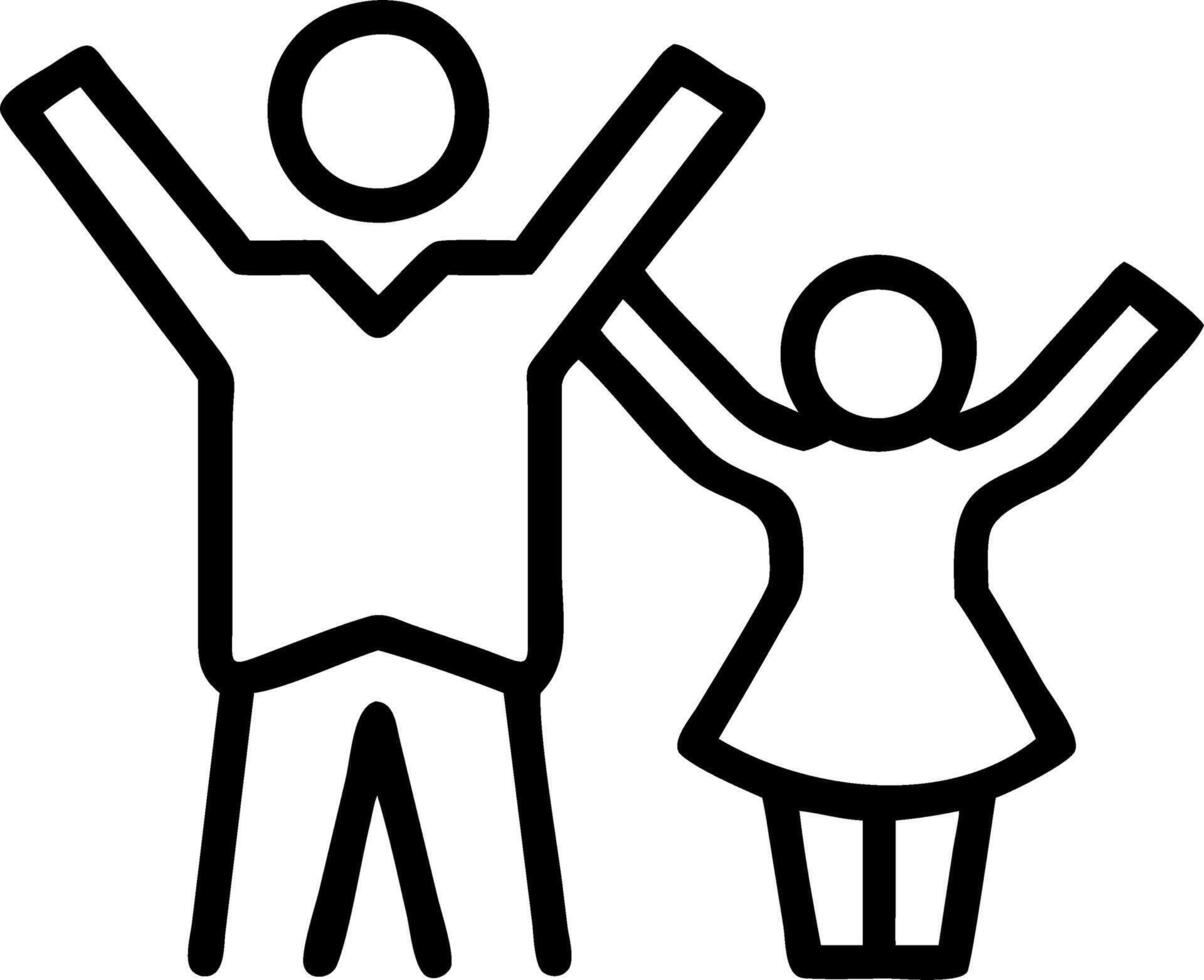 Family celebrating graduate success in plain living room copy space on right Set A vector
