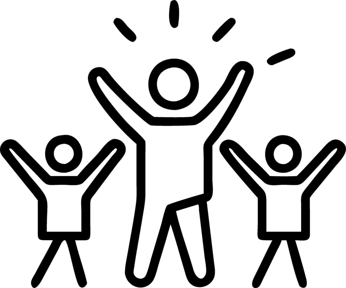 Family celebrating milestones on bokeh digital art background copy space on top vector