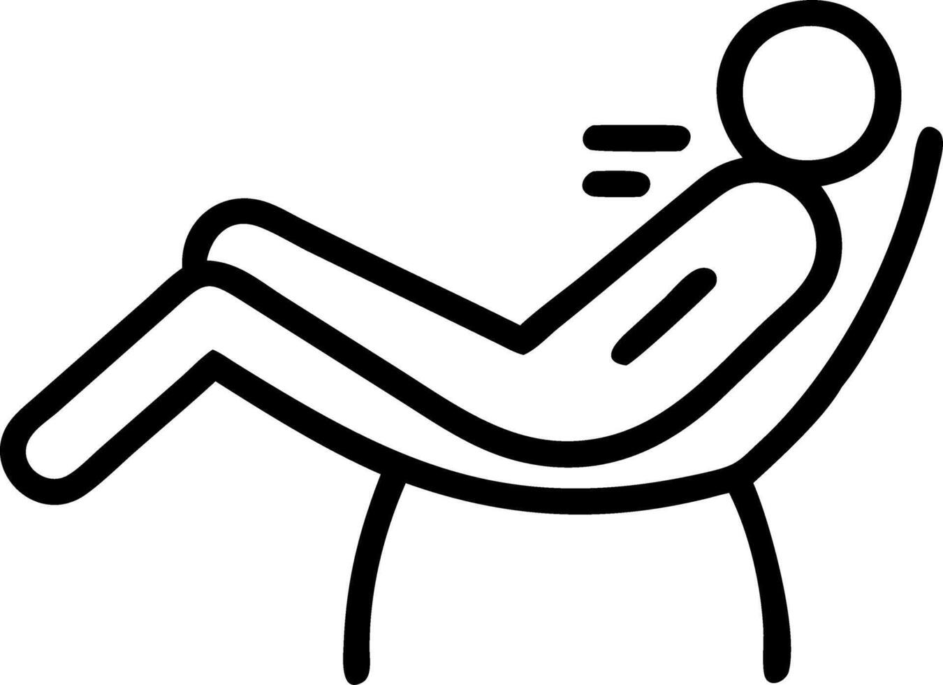Executive taking a break in lounge area Set 6 vector