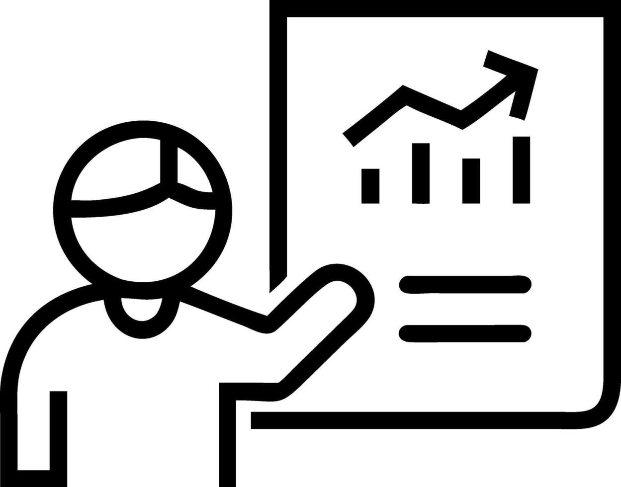 Executive reviewing annual report in office Set 5 vector