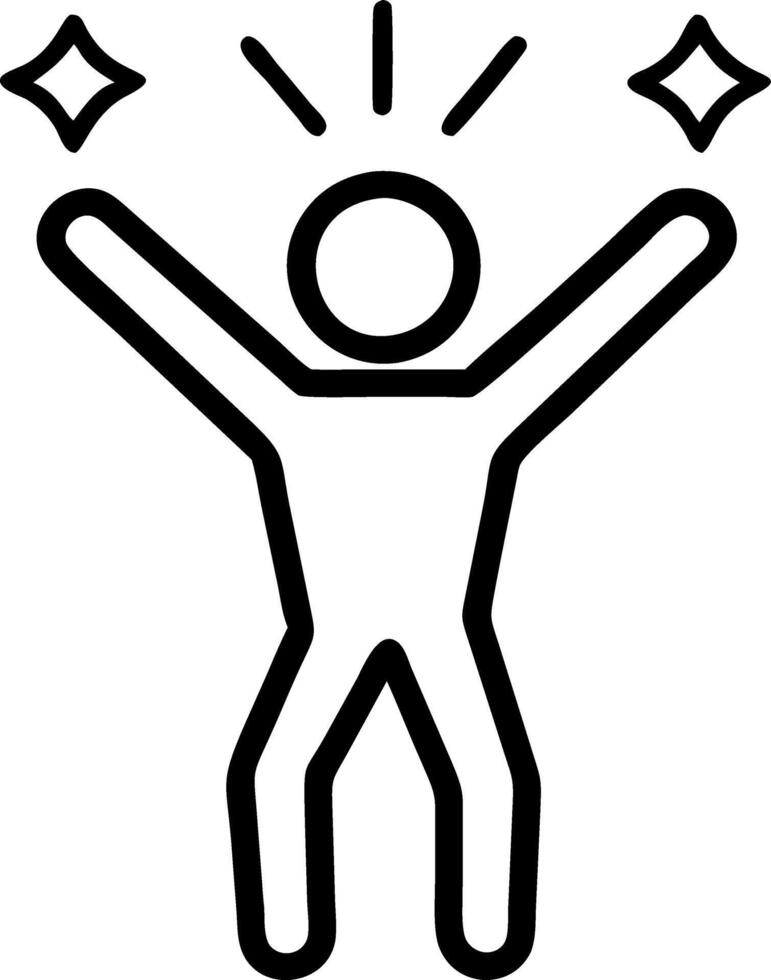 Entrepreneur celebrating after hitting targets vector
