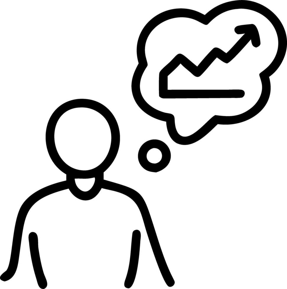 Entrepreneur analyzing market trends for business expansion Set 4 vector