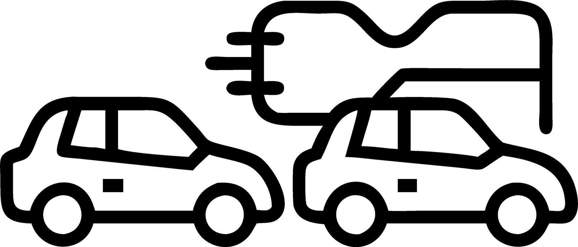 Employees testing electric company vehicles Set 2 vector