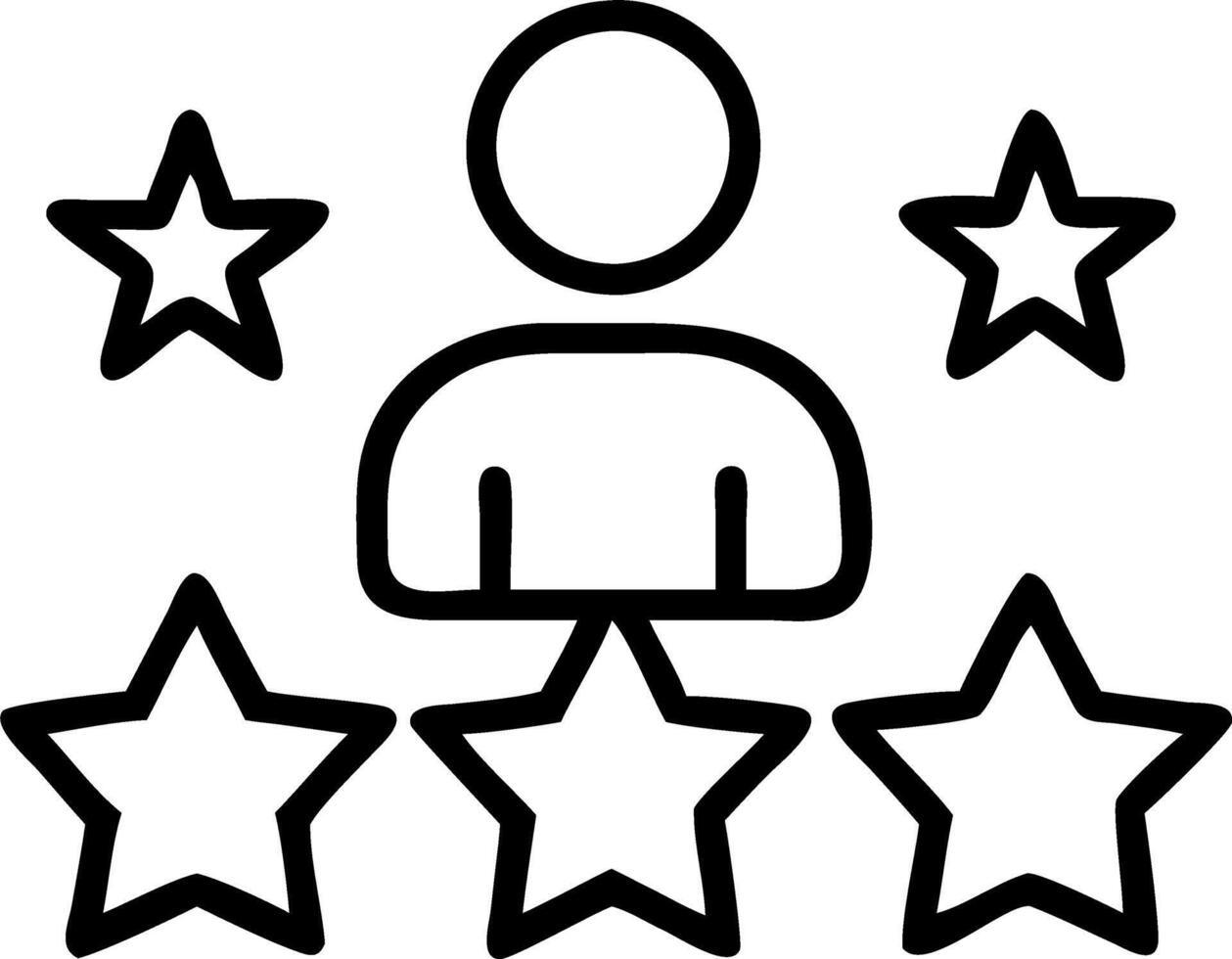 employee evaluation and review and benchmarking vector