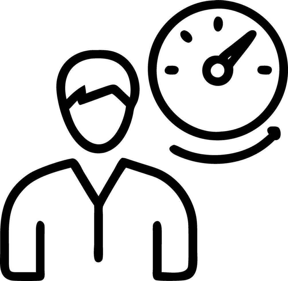 employee evaluation and productivity and metrics Set A6 vector