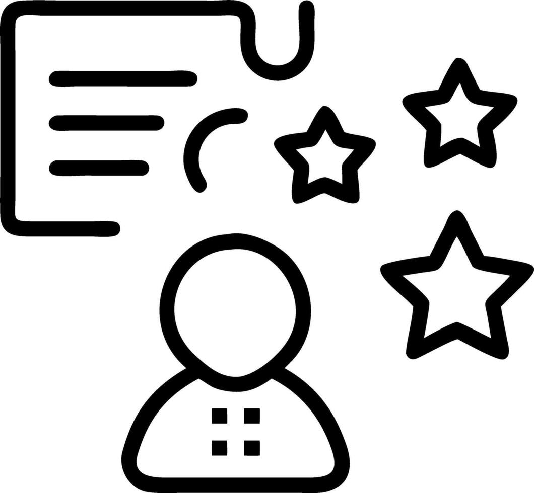 employee evaluation and goals and weaknesses Set 3 vector