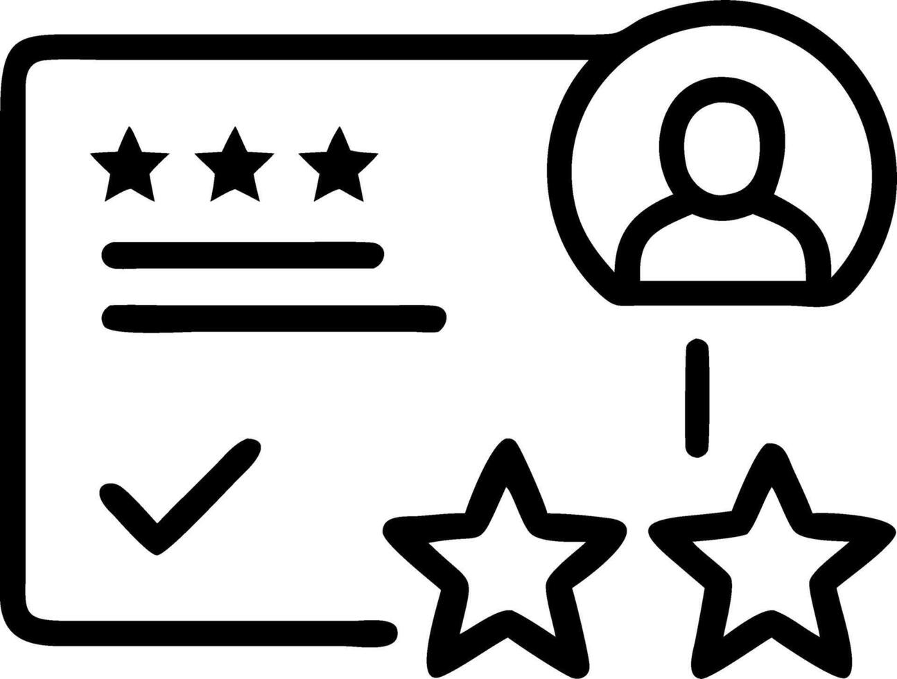employee evaluation and goals and metrics Set 3 vector