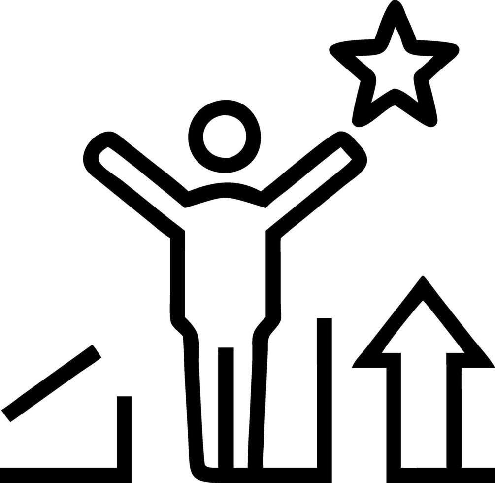 employee evaluation and goals and benchmarking Set 2 vector