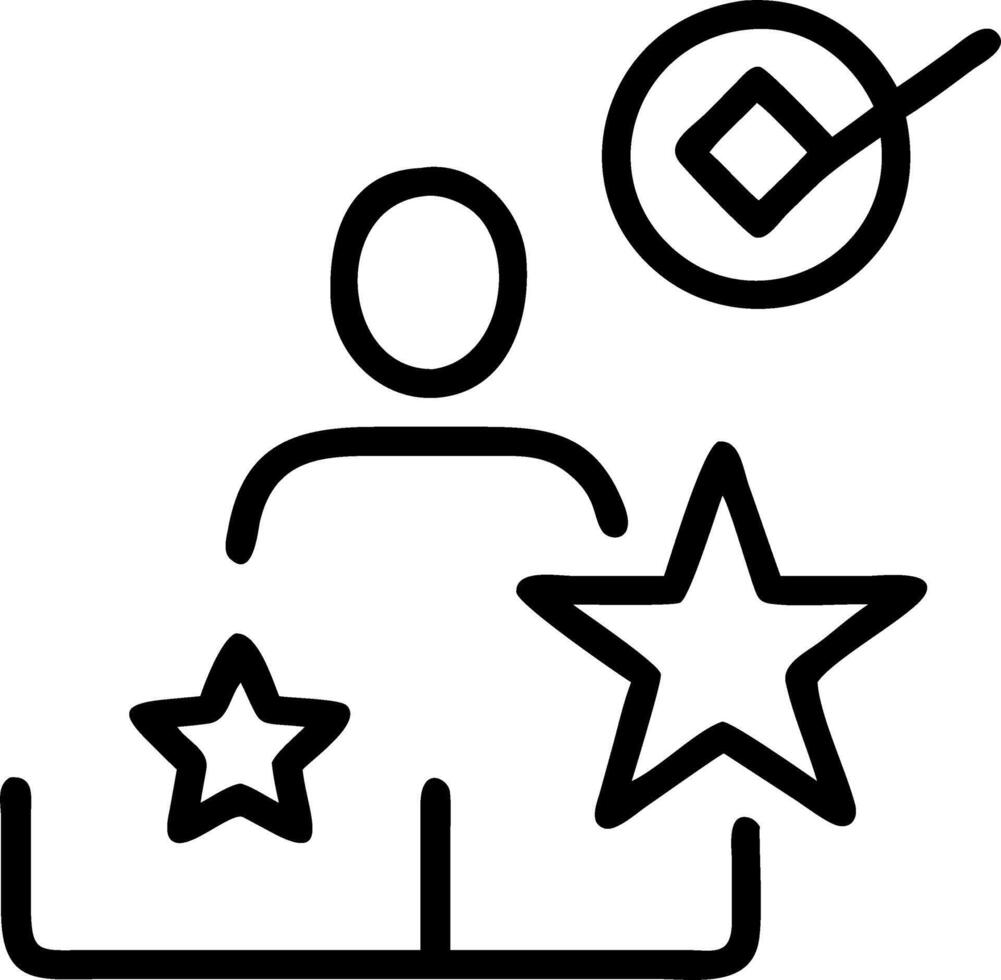 employee evaluation and goals and appraisal Set 3 vector