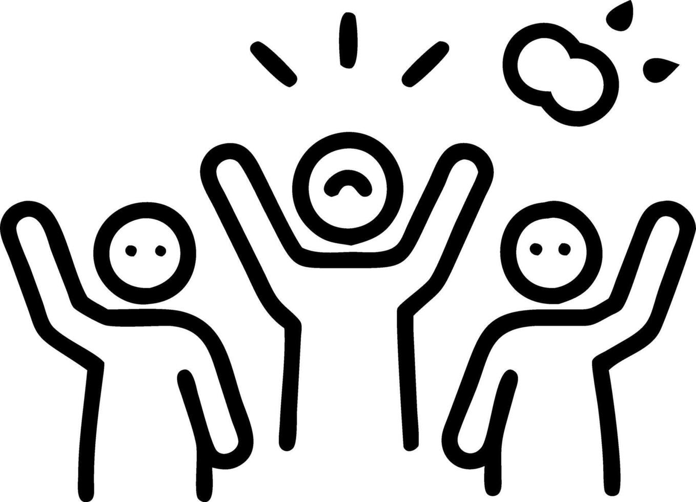 employee evaluation and goals and achievement Set 5 vector