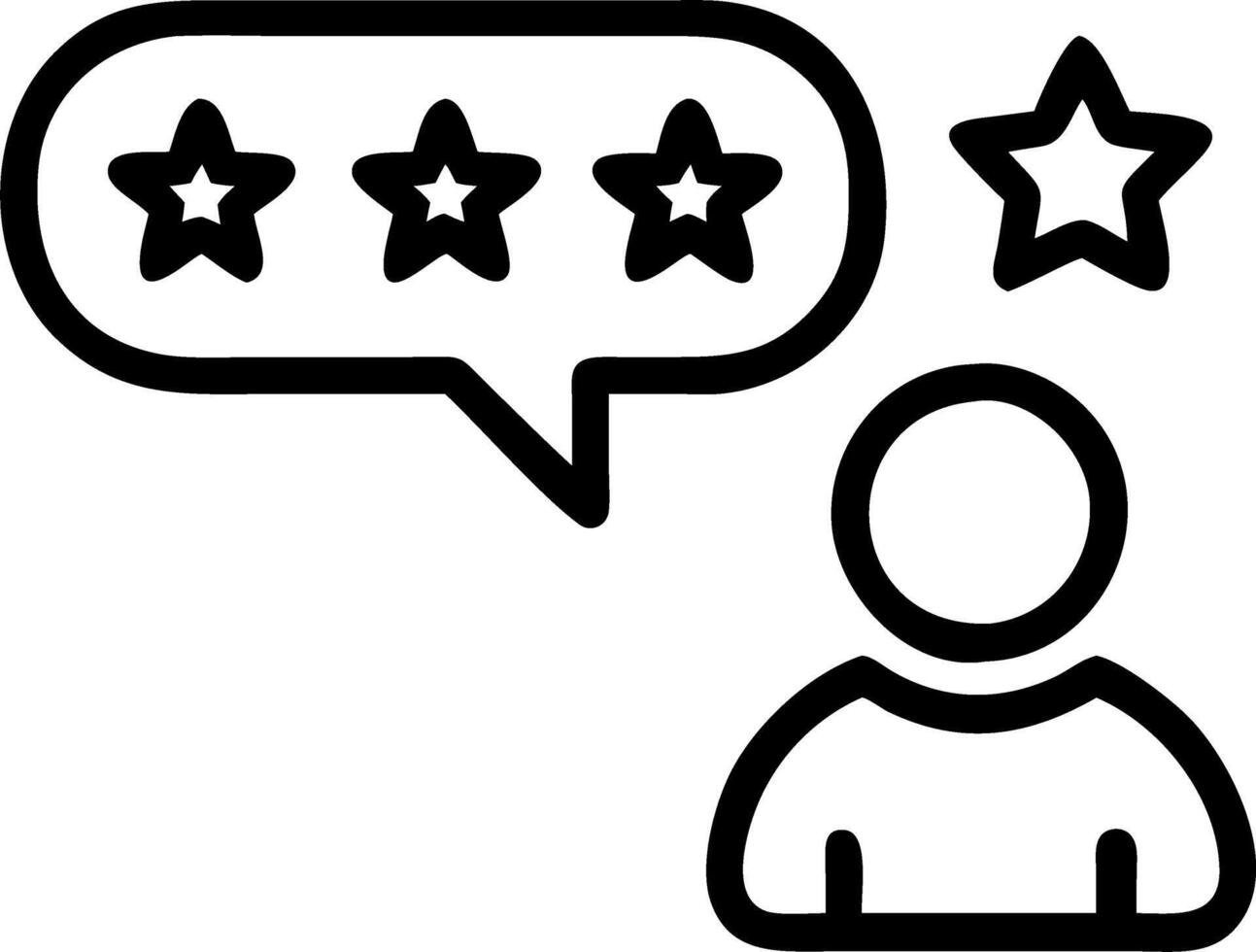 employee evaluation and feedback and improvement vector