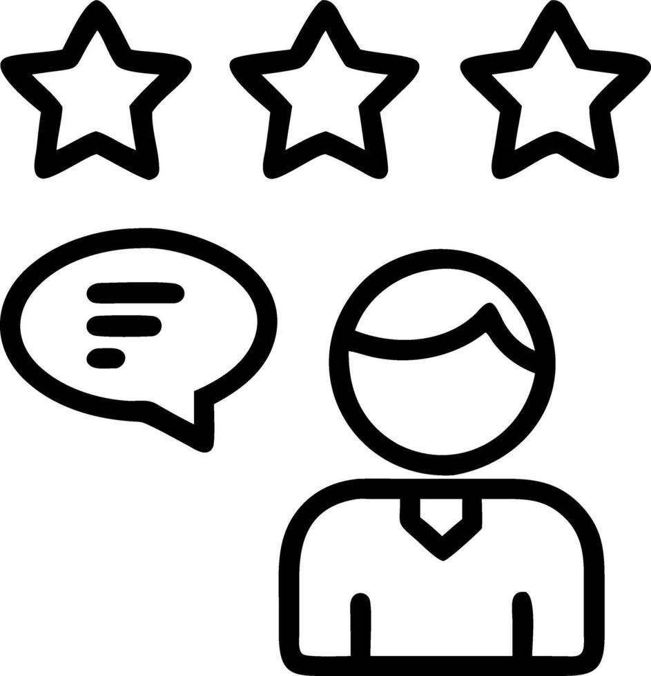 employee evaluation and feedback and benchmarking vector