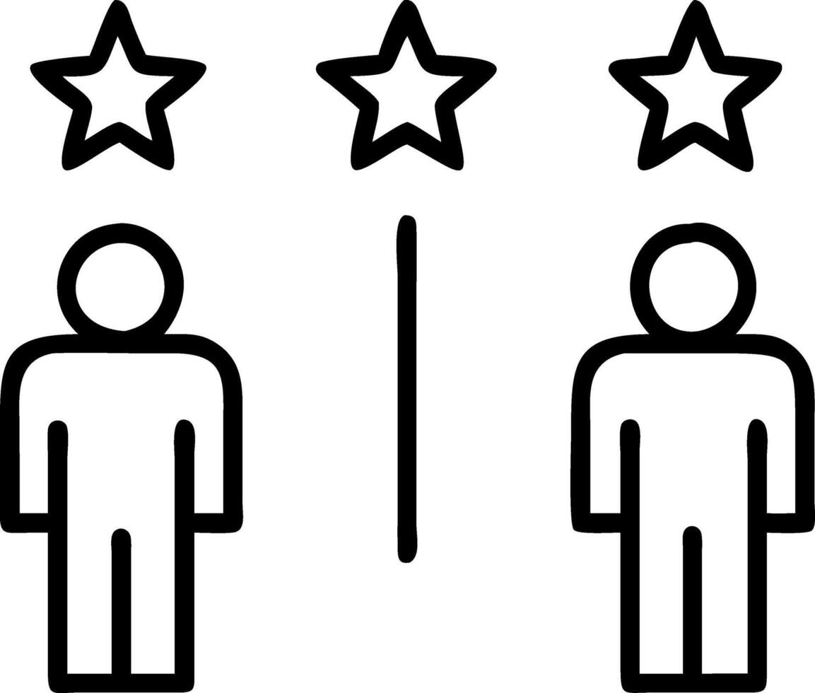 employee evaluation and competence and benchmarking Set 4 vector