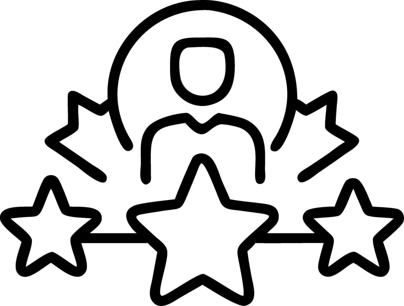 employee evaluation and competence and appraisal Set 4 vector
