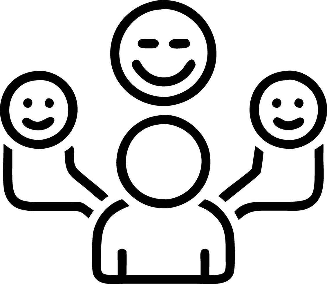 employee evaluation and assessment and strengths Set 2 vector