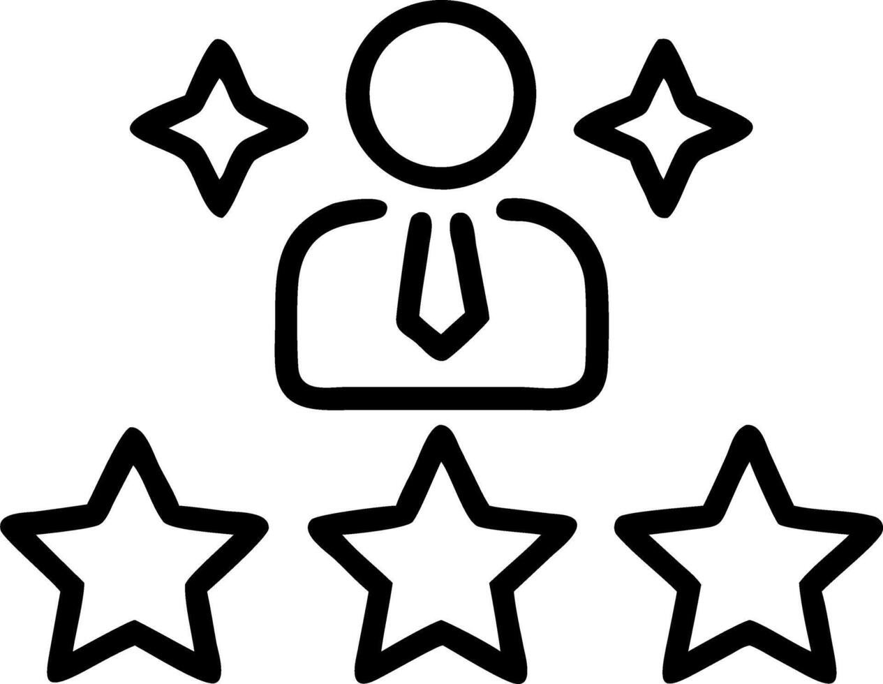 employee evaluation and accountability and metrics Set 5 vector