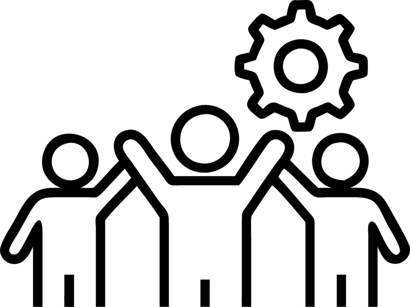 Diverse workers operating advanced industrial machinery Set A vector