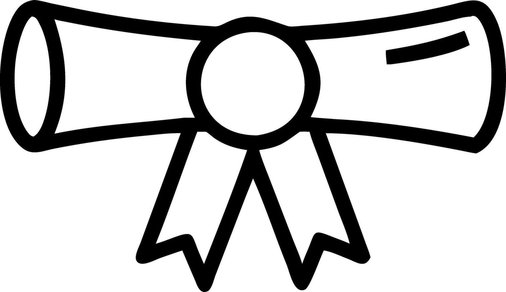 Diploma Ribbon Icon Set A vector