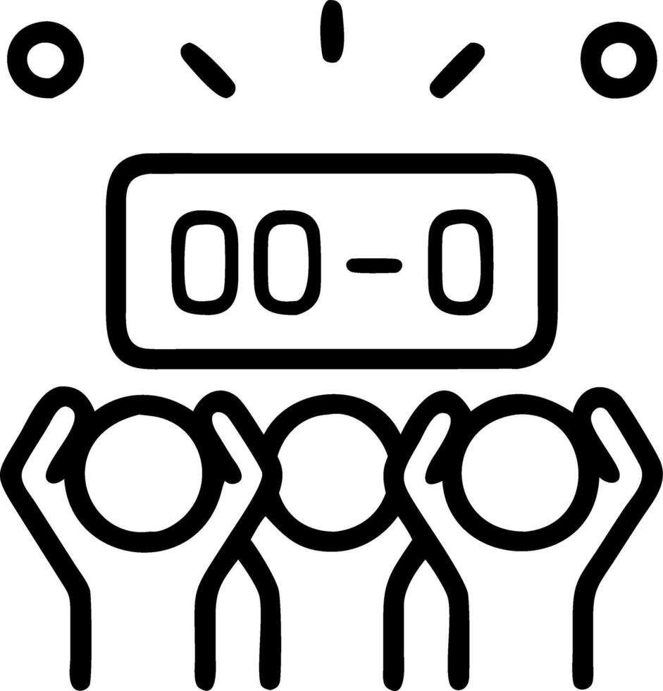 Countdown clock in a small town Set 4 vector