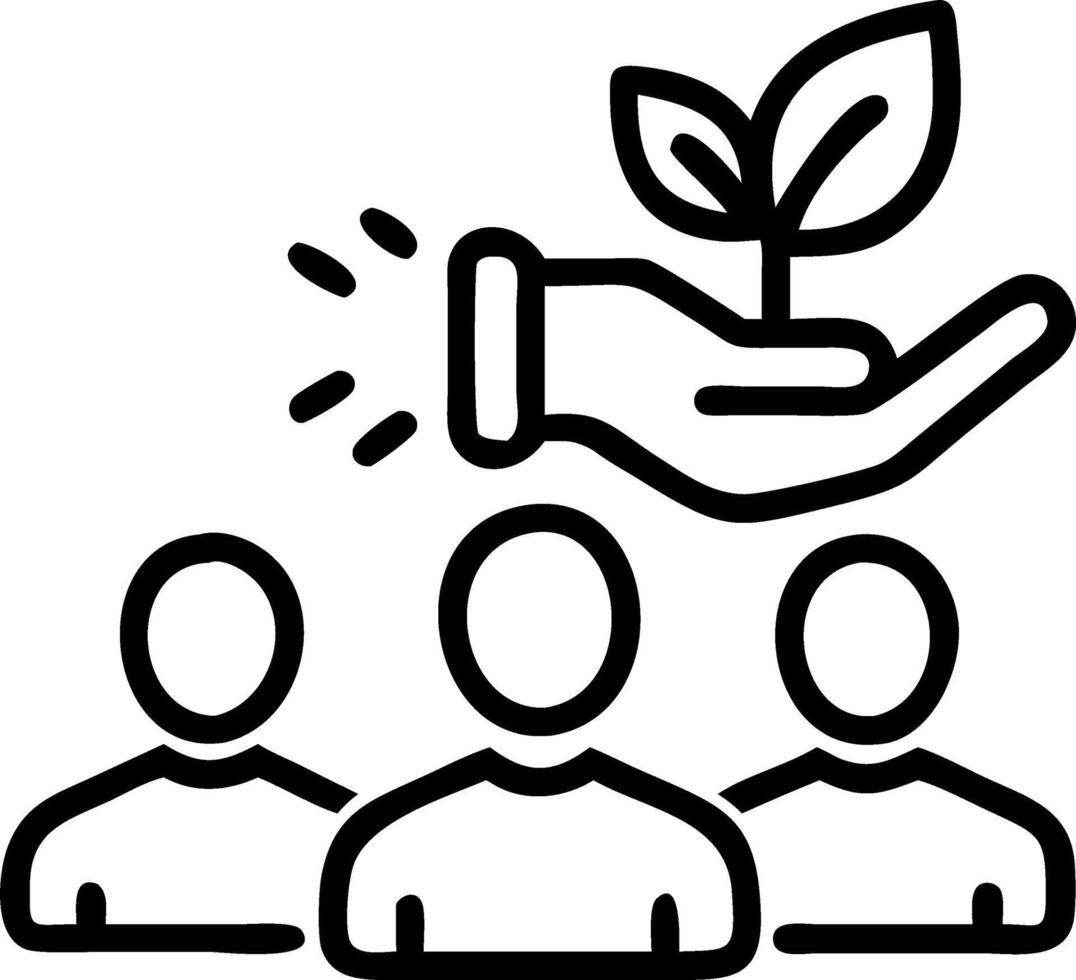 Corporate training on environmental responsibility Set A vector