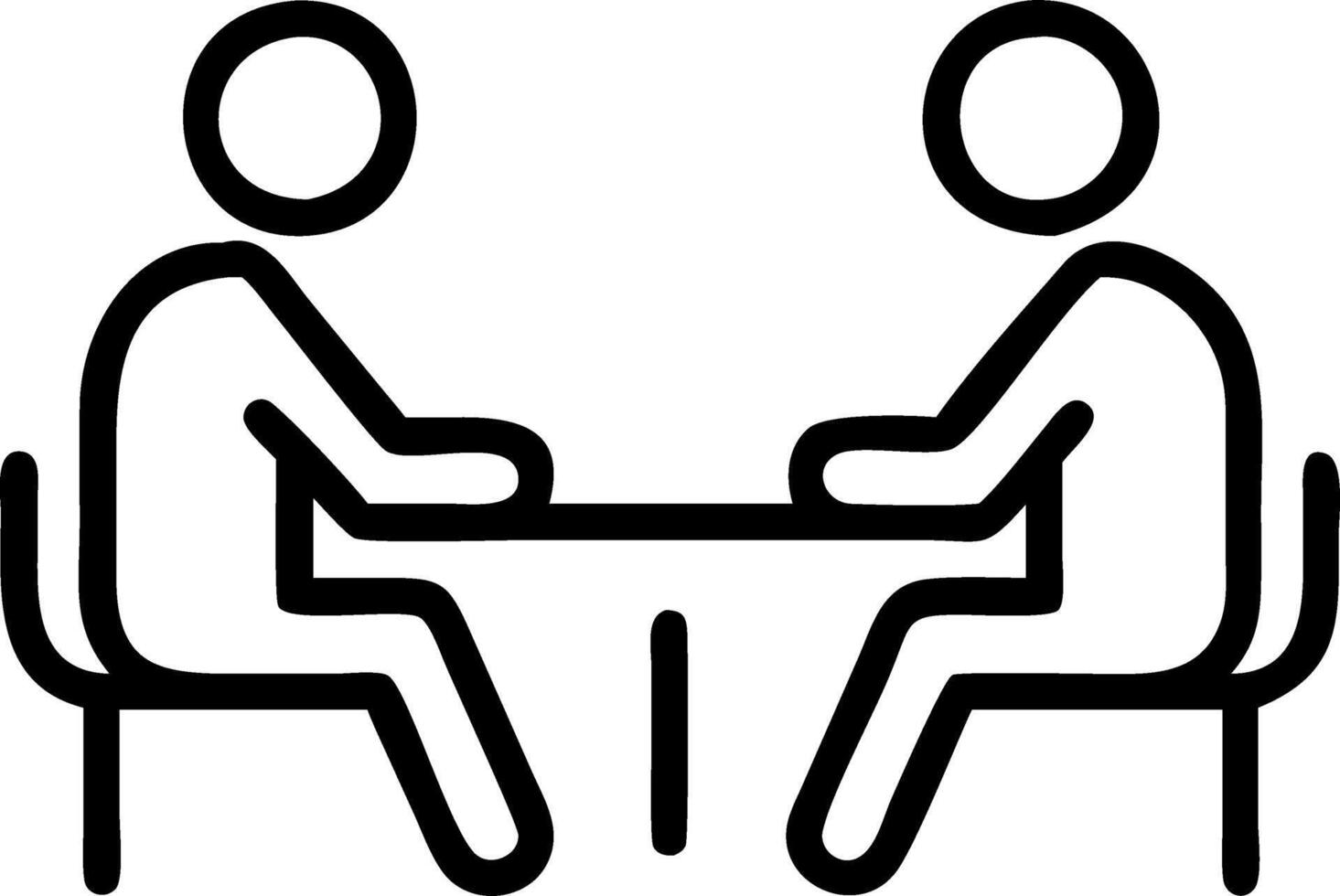 Colleagues engaging in mindful listening Set A vector