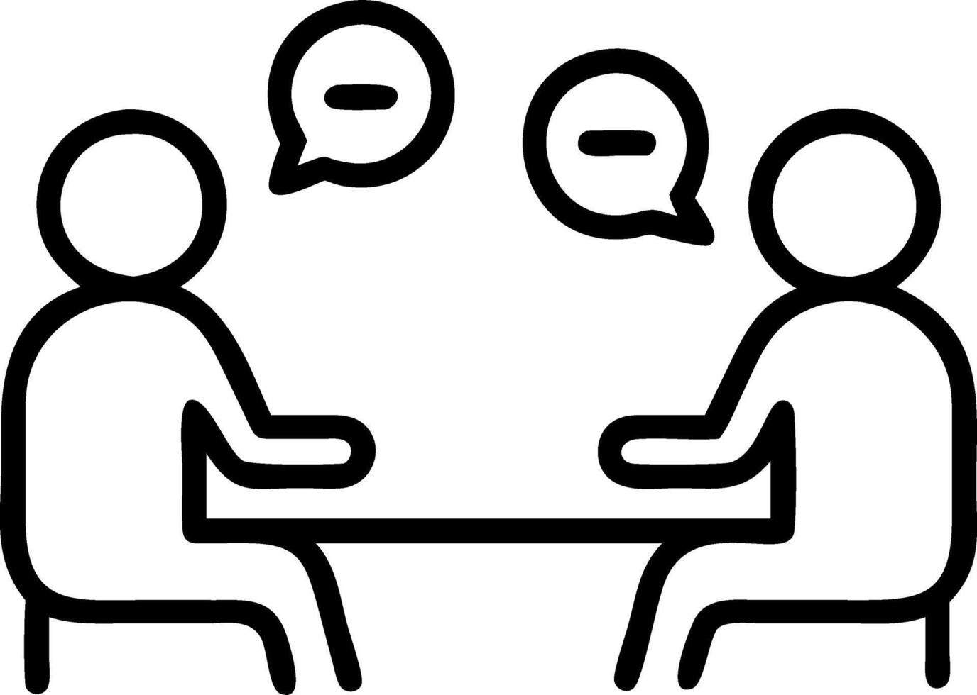Colleagues engaging in mindful listening Set A6 vector