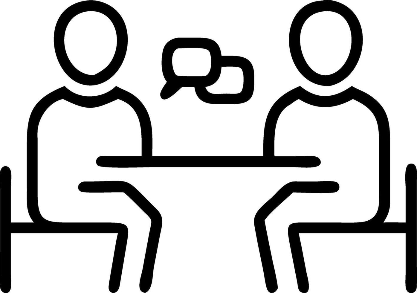 Colleagues engaging in mindful listening Set A5 vector