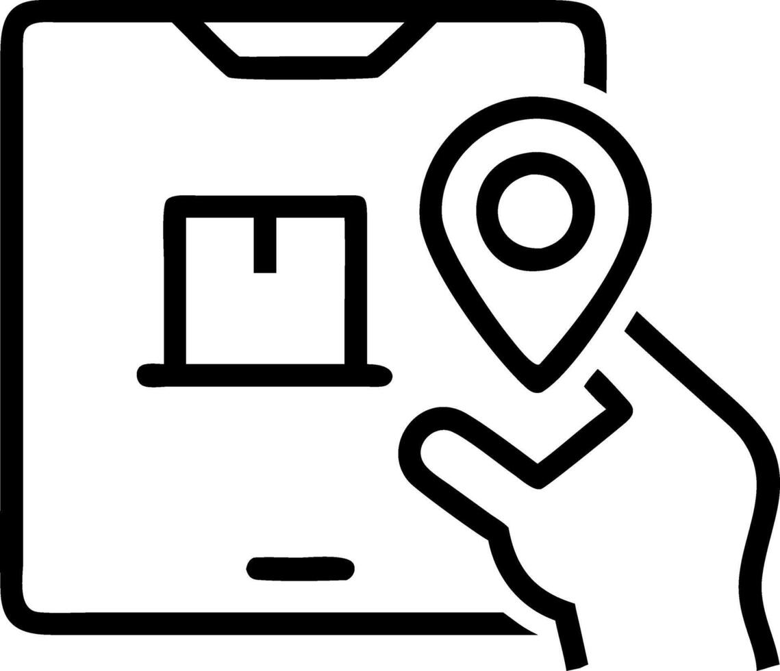 Close up portrait of logistics coordinator managing shipments on tablet Set A vector