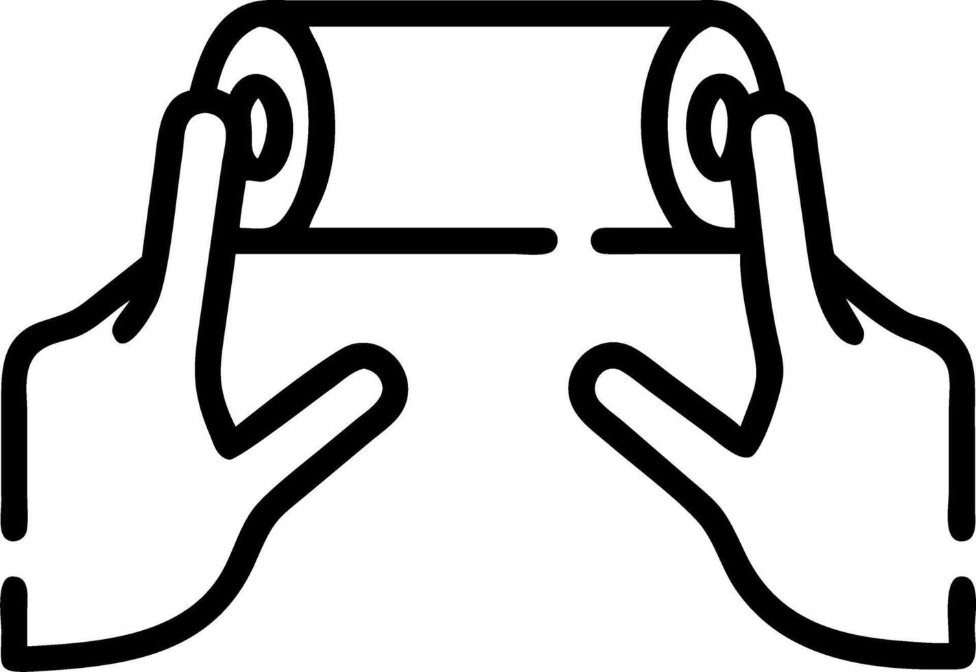 Close up of hands holding yoga mat in office Set 2 vector