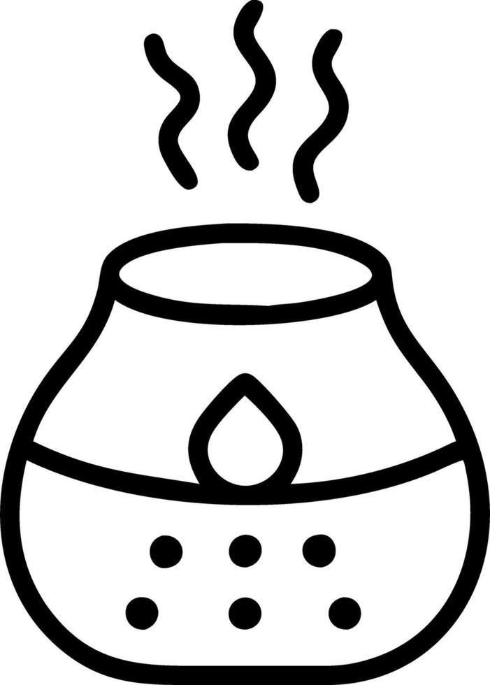 Close up of aromatherapy diffuser with soft abstract lights copy space on right Set A vector