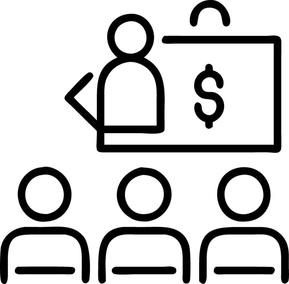 Classroom learning about environmental finance with copy space Set A vector