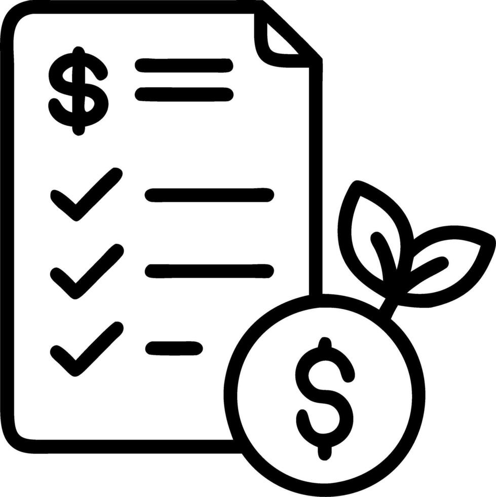 CFO reviewing financial reports with sustainability metrics Set A vector